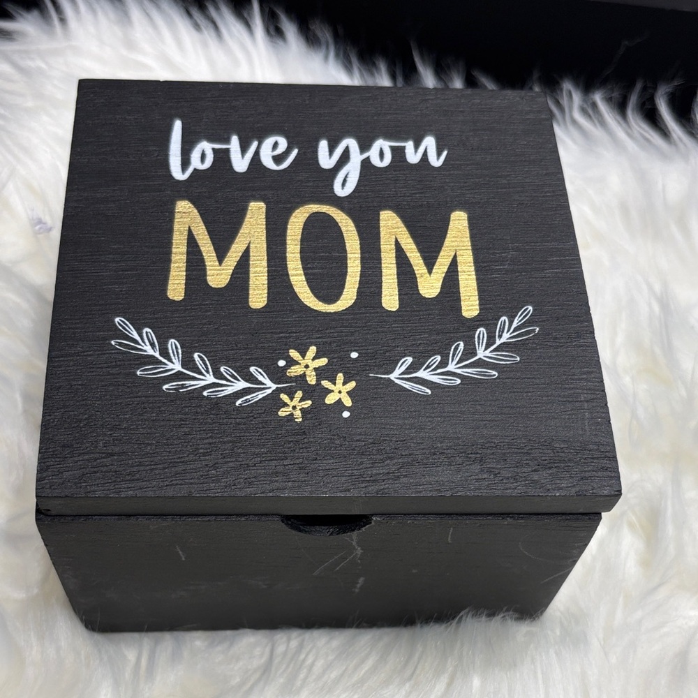 💕Black & Gold Decorative Storage Box(small)